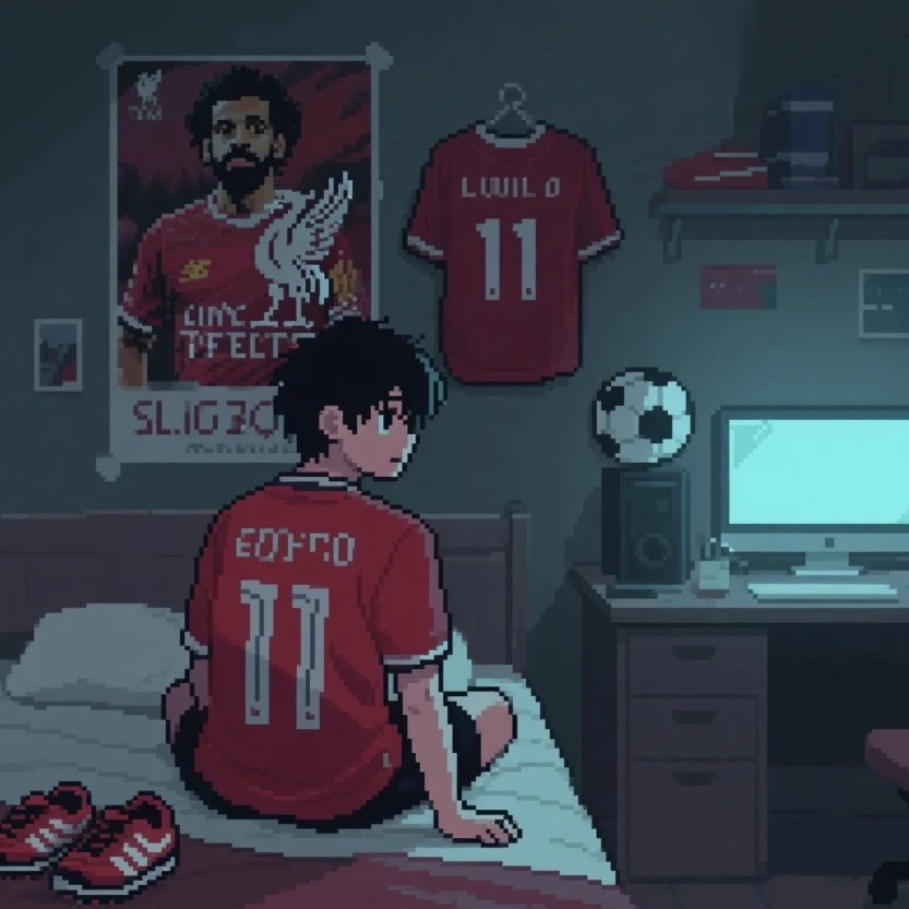 足球像素风头像